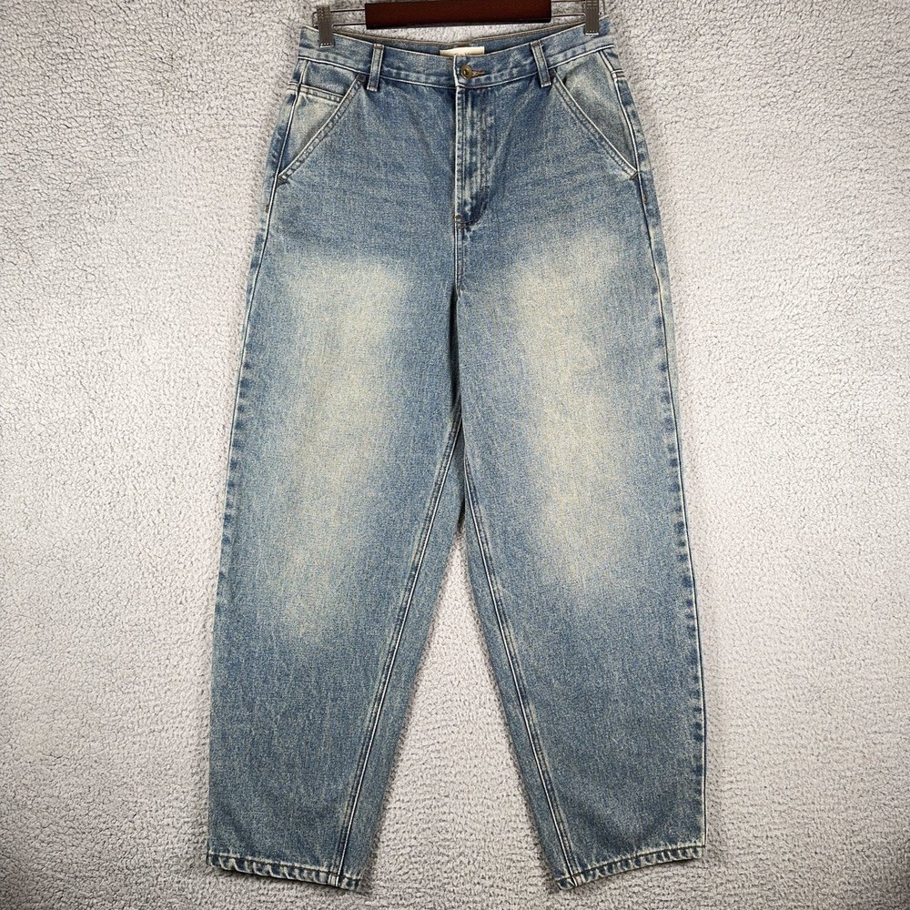 Anthropologie Chelsea & Violet Womens Jeans 28 Wide Baggy Barrel Leg Y2K
